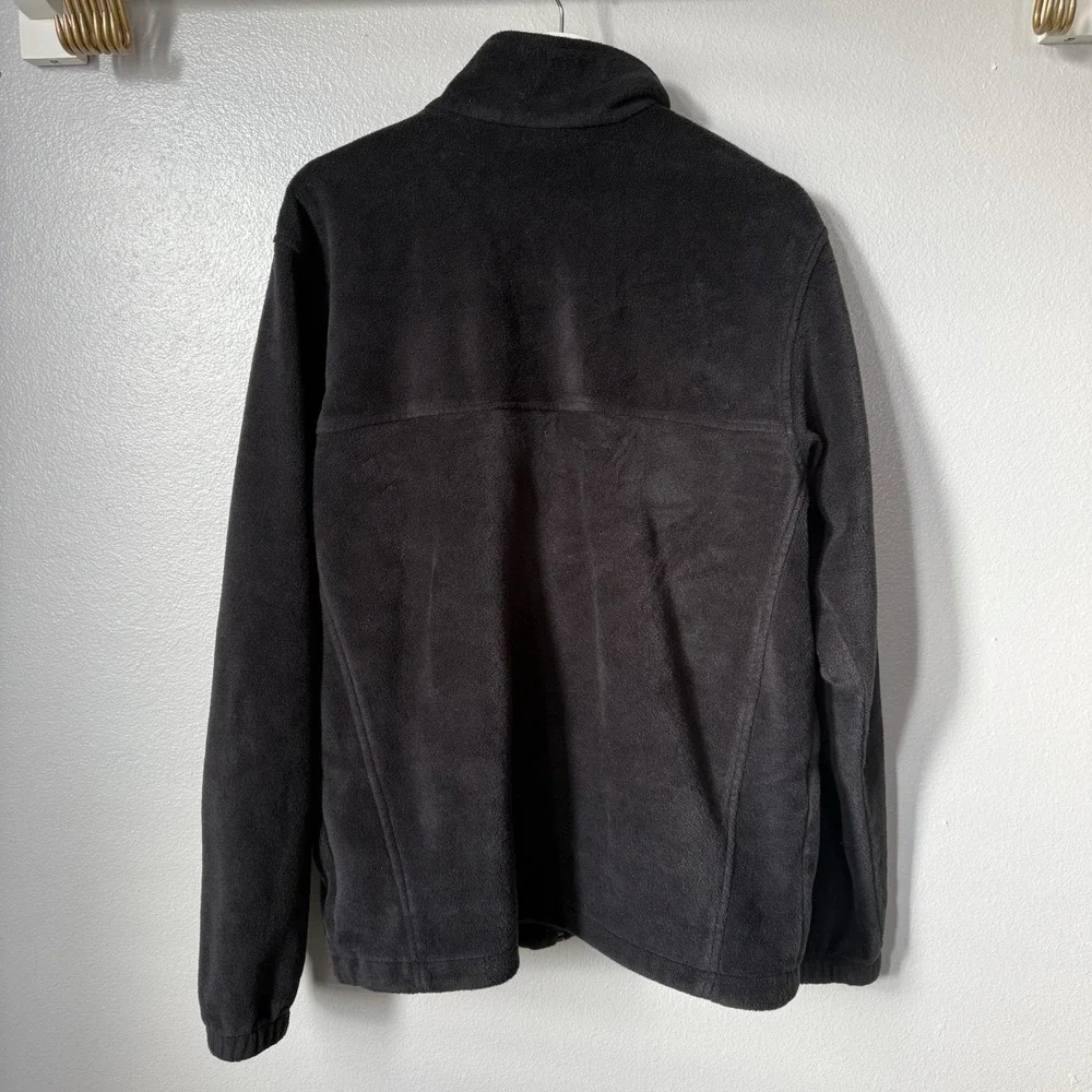 Columbia Sportswear Men's 100% Polyester Dark Grey Full‎ Zip Fleece Jacket L